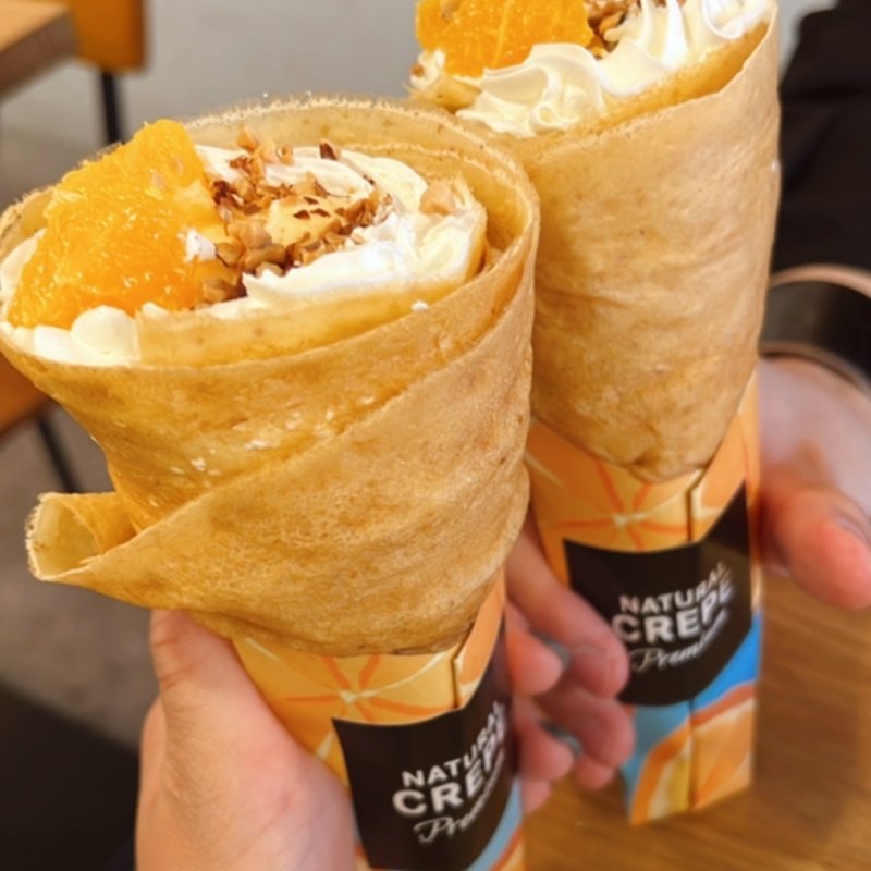 オレンジスペシャルクレープ(ナチュラル クレープ 下北沢店)