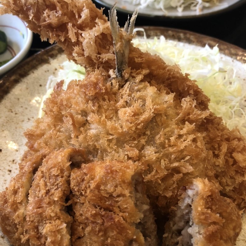 ミックスフライ定食(ときわ食堂)