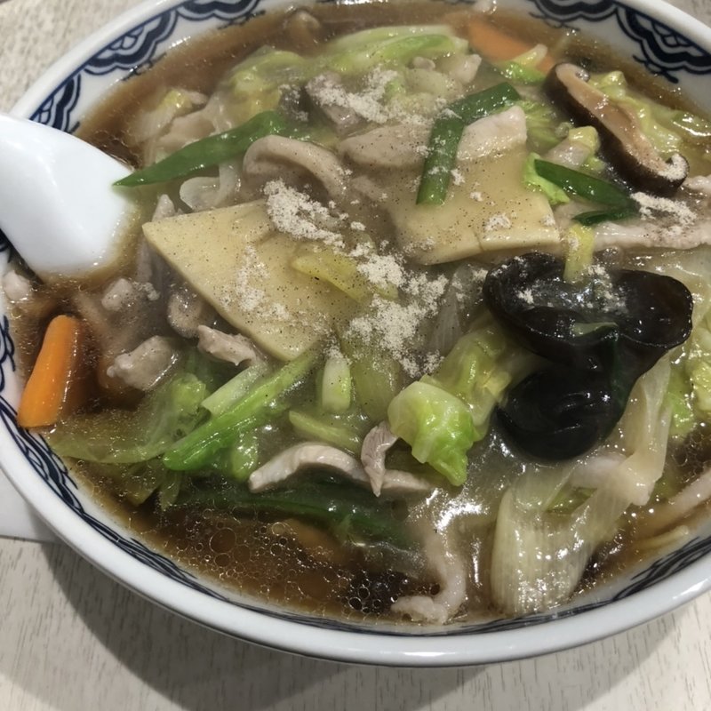 椎茸そば(元来軒)