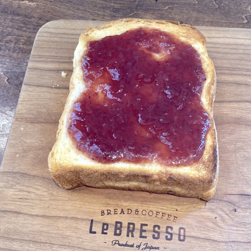 あまおういちごジャムトースト(レブレッソ 本店)
