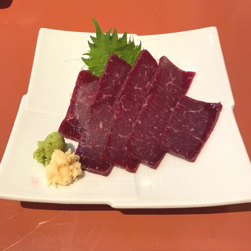 くじら刺し(新鮮市場 馬喰町店 )