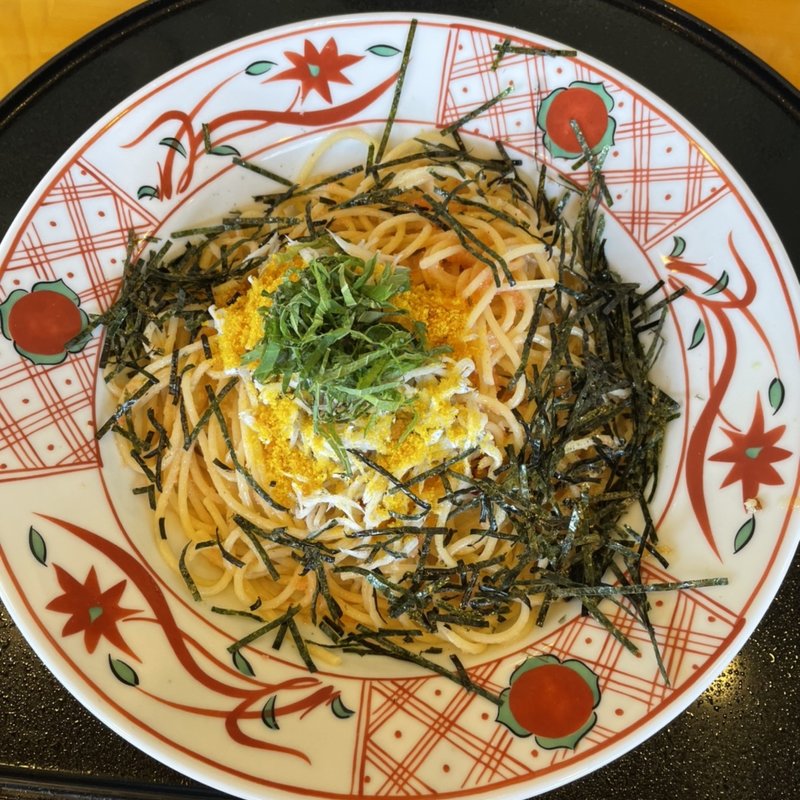 明太子としらす釜揚げと本からすみのペペロンチーノ(五右衛門 京都伏見店 )