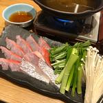 金目鯛のしゃぶしゃぶ(魚菜由良　雑魚亭)