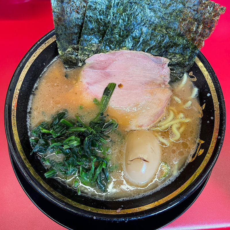 ラーメン（味玉・ほうれん草）(との丸家)