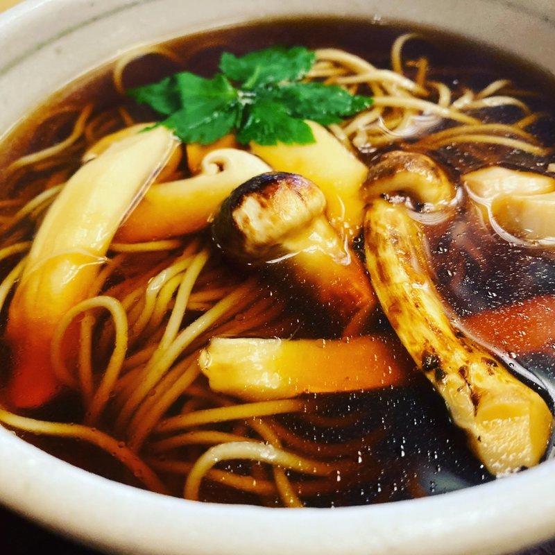 松茸そば(松寿庵)