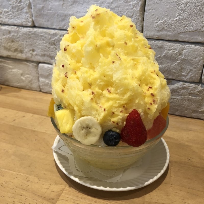 フルーツかき氷(FRUIT GARDEN 山口果物上本町本店)