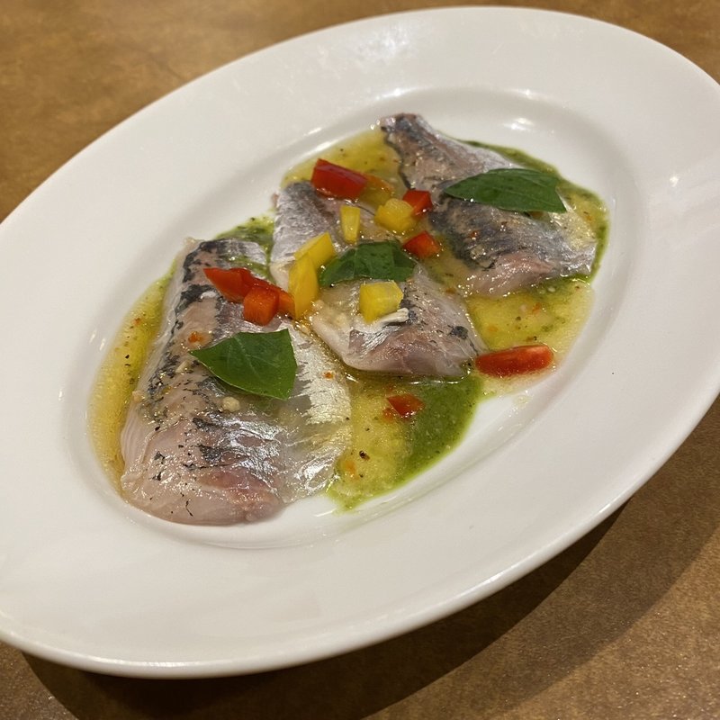 鯵とバジルのカルパッチョ(ジョリーパスタ 塚口店 )