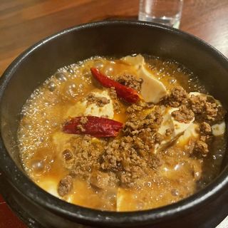麻婆豆腐(薬膳火鍋OSHIDORI 下北沢店)