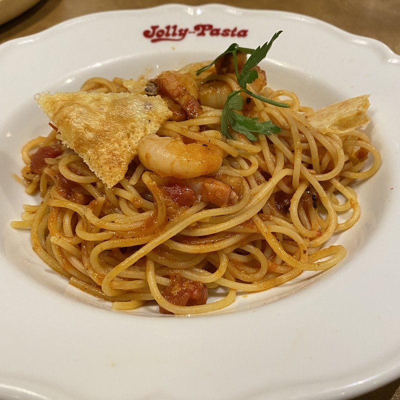 ガーリック香るエビのトマトソース(ジョリーパスタ 塚口店 )