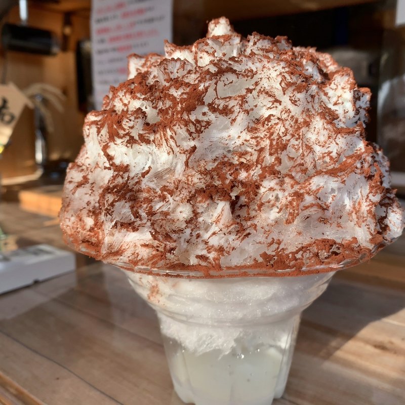 ミルクココア(天然氷のかき氷屋 和〜なごみ〜)