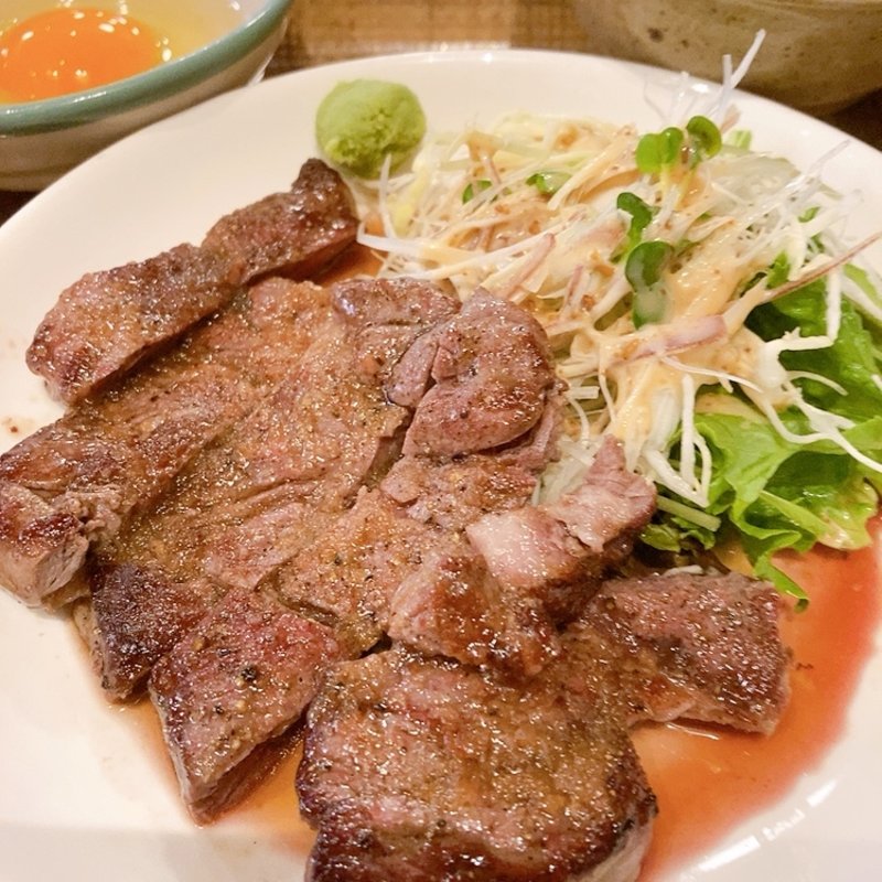 牛ステーキ定食(ヒロシマホップス （広島HOP'S）)