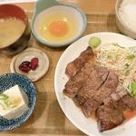 牛ステーキ定食(ヒロシマホップス （広島HOP'S）)