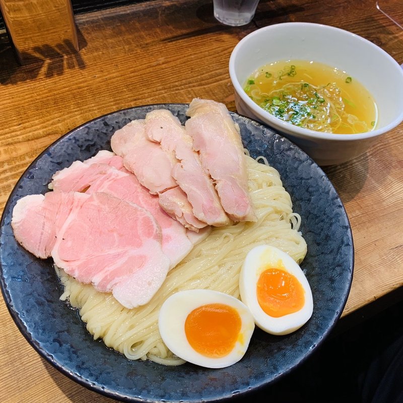 しおつけ麺全部のせ(町田汁場しおらーめん 進化 本店)