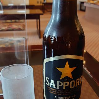 瓶ビール　サッポロ黒ラベル(大垣サウナ)
