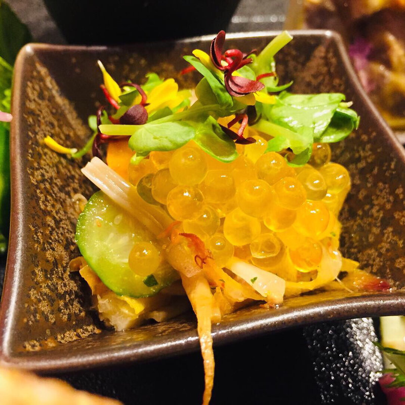 ドラゴンフルーツの蕾みのエスカベッシュ(Kokoya de kobayashi)