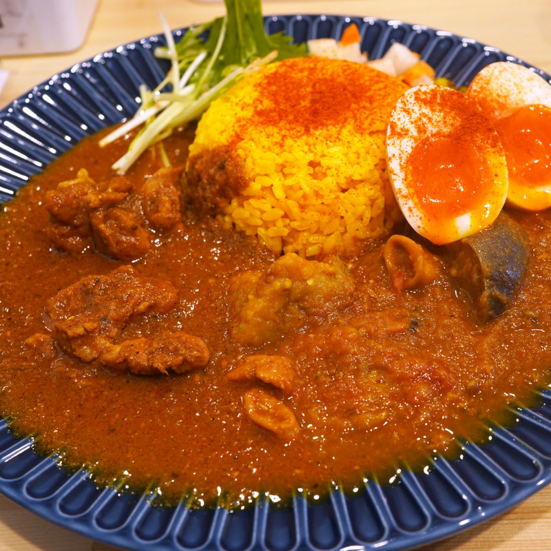 カレー2種盛り（グリムジャッカル×週替り）(スパイスカレーウォンテッド)