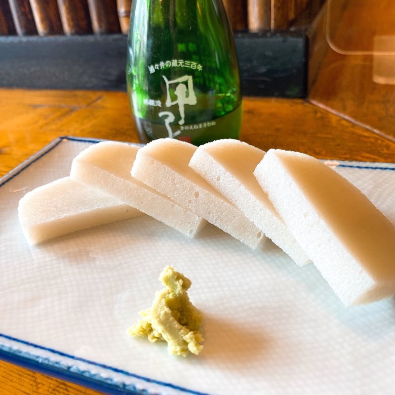 板わさ(そば処 夫婦庵)