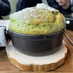 特性抹茶あずきパンケーキ(cafe KOMON 湖紋)