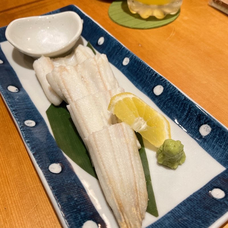 穴子白焼き(TAIZUSHI （タイズシ 【旧店名】すしの利行）)