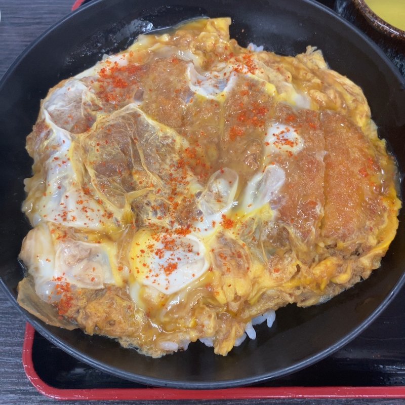 カツとじ丼(資さんうどん 魚町店)