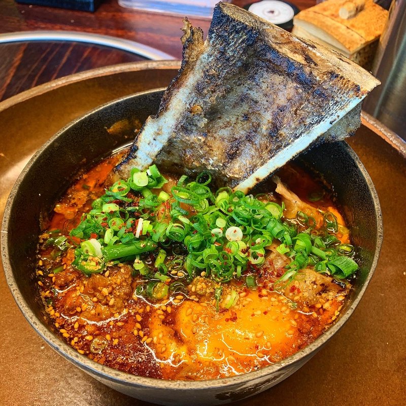 和牛モアル粕漬けホルモンスンドゥブ(和韓料理 じゅろく)