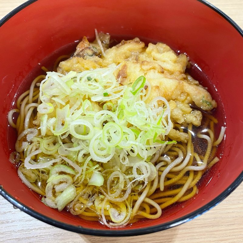 かき揚げそば(そば処 ふくしま )