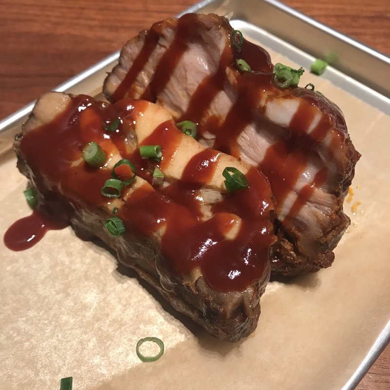 BBQスペアリブ2ピース(Brooklyn City Grill)