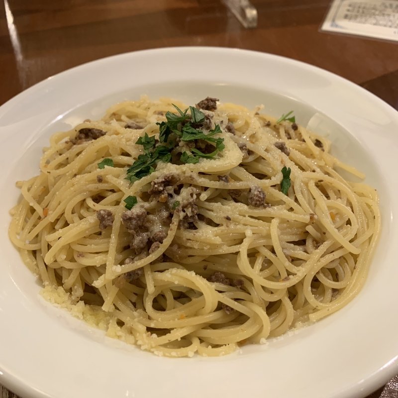 鶏レバーのスパゲッティ(トラットリア レモン )