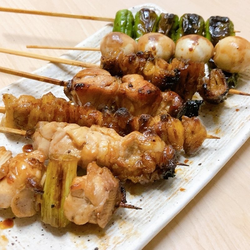 串焼き7本セット（たれ）(本陣串や 広島八丁堀店 )