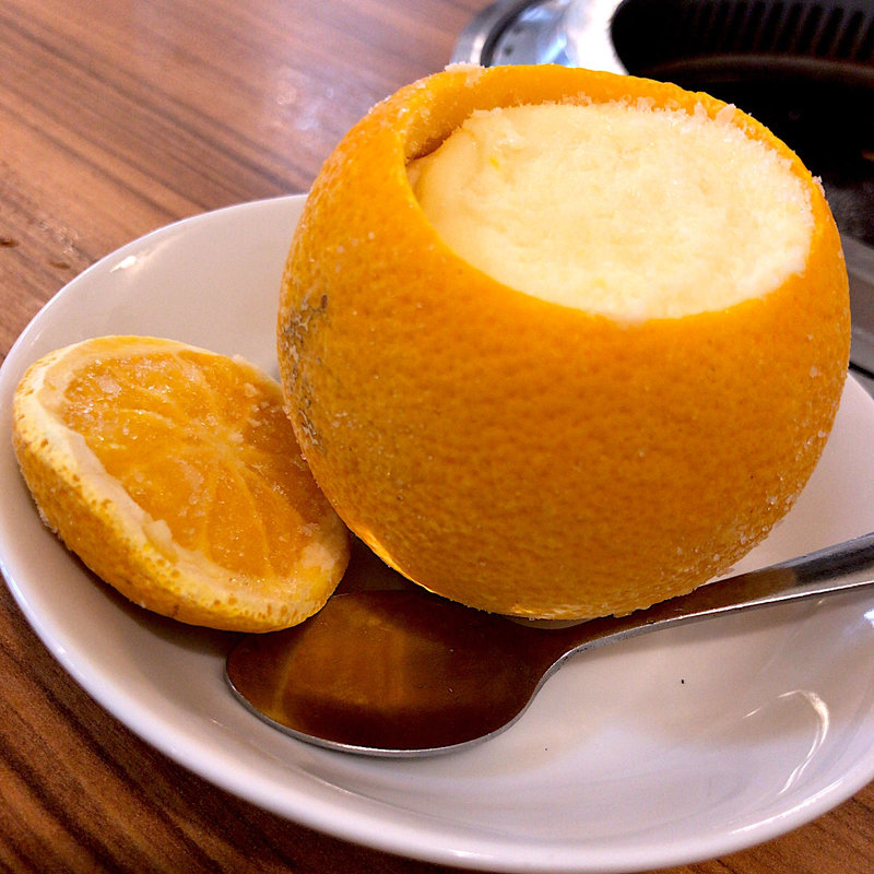 オレンジシャーベット(サッポロビール　仙台ビール園 )