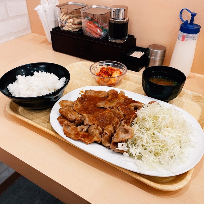 w生姜キング定食(生姜キング 神保町店)
