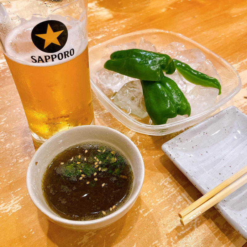 冷やしピーマン(居酒屋 佐藤 恵比寿 )