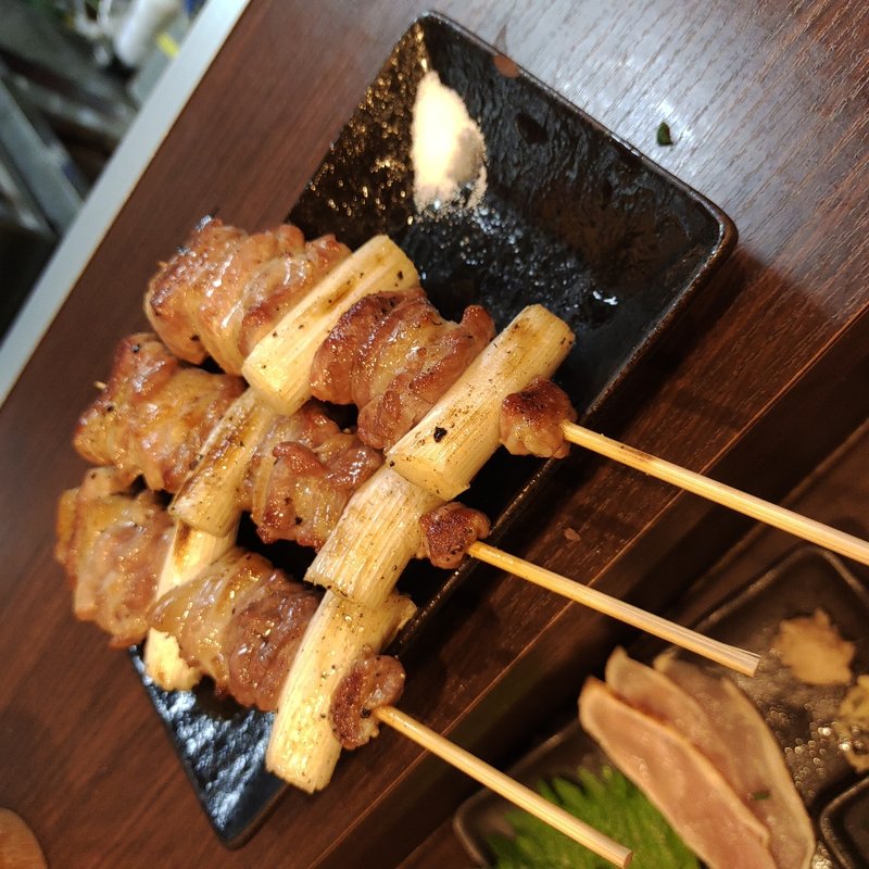 鴨ねぎま(合鴨)(炭焼 焼鳥 ひのてつ 神保町店)