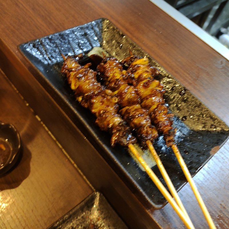 肝(タレ)(炭焼 焼鳥 ひのてつ 神保町店)