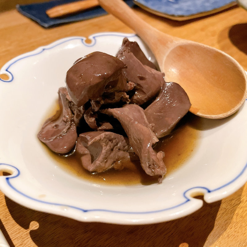 白レバーの赤ワイン煮(くすの木)