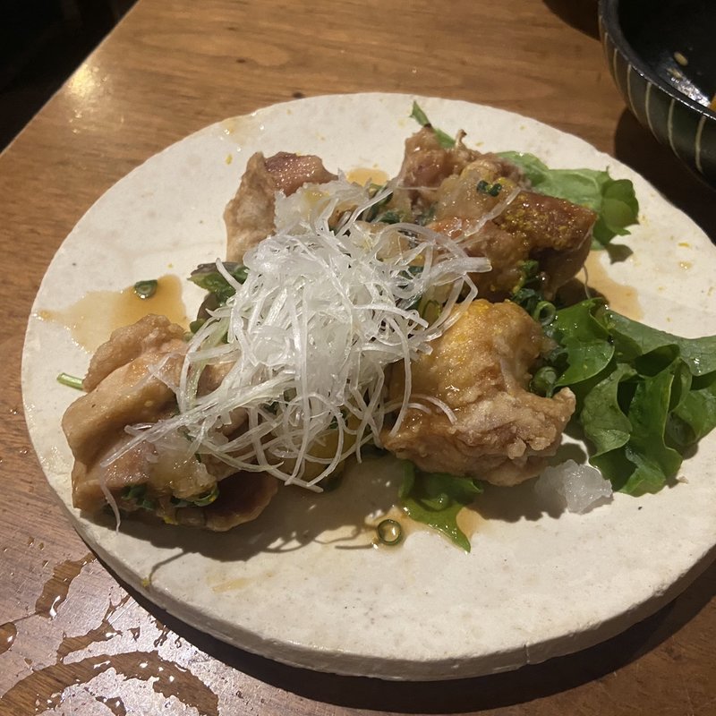 若鶏の唐揚げ みぞれ餡掛け(sacra （サクラ）)