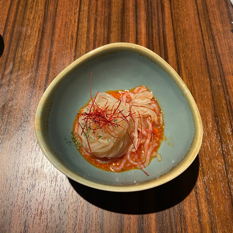 しらたき(アラビアータソース)(焼き鳥とワイン＋ビストロおでん 3B)