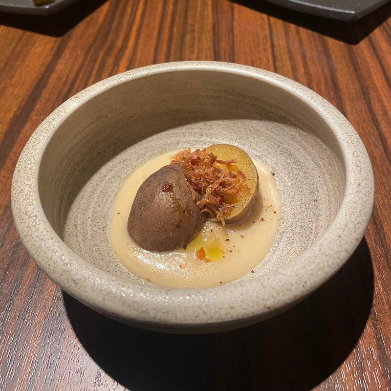 インカのめざめ(ヴィシソワーズ)(焼き鳥とワイン＋ビストロおでん 3B)