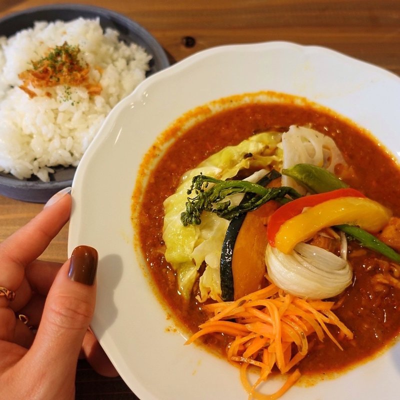 春野菜たっぷりスパイススープカレー(cafe melt（カフェメルト）)