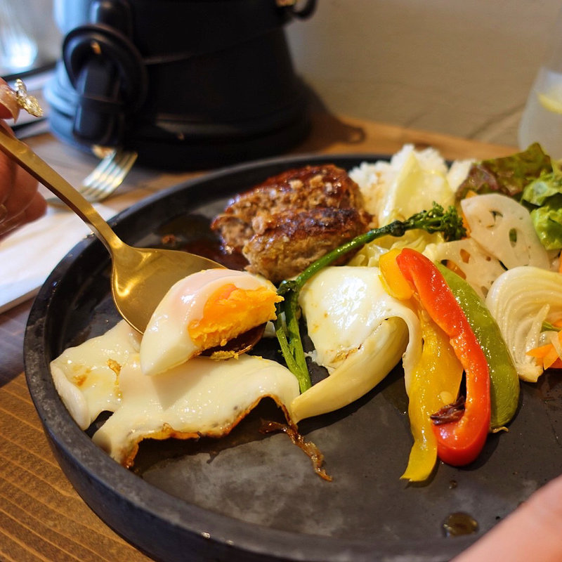 岩国産野菜たっぷりロコモコプレート(cafe melt（カフェメルト）)