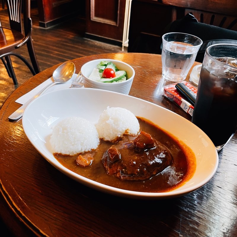 ハンバーグカレー(ネバーランドカフェ)