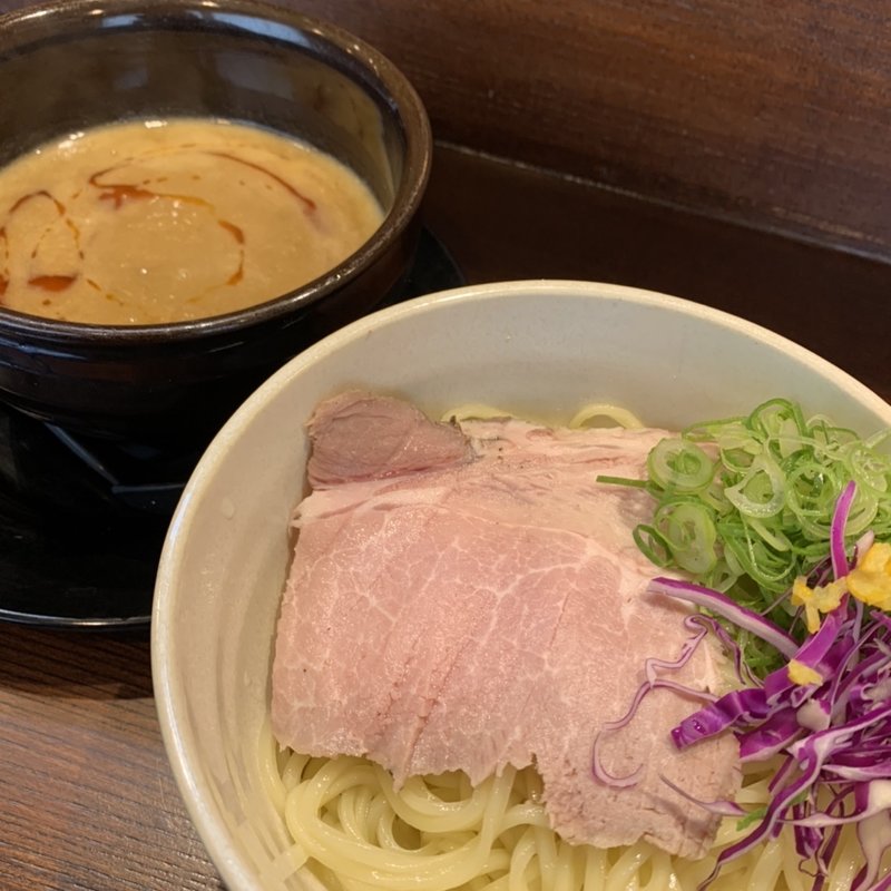 超濃厚カニ塩つけ麺(豚そば専門店 一望)