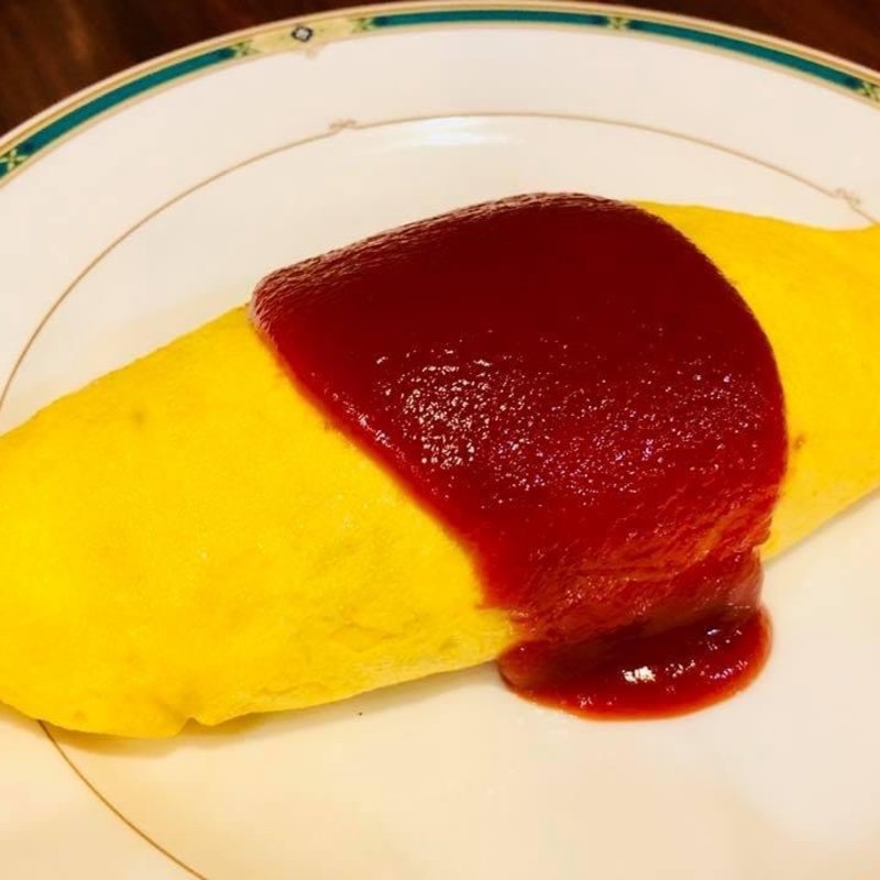 オムライス ケチャップ(麻布食堂)