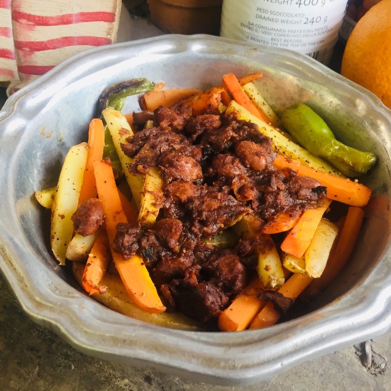 キャロットポテトのチリビーンズグリル(BOXX Coffee & Xpresso)