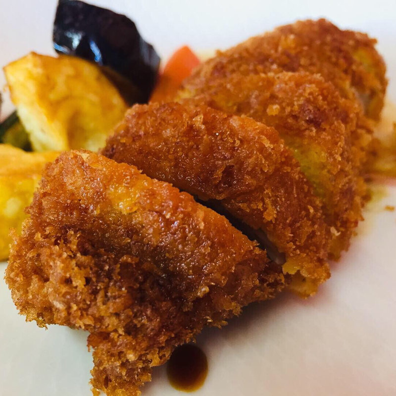 豚肉の野菜巻きカツ(洋食屋 青空 （ヨウリョクヤ アオゾラ）)