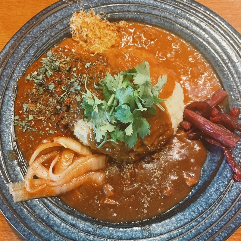 あいがけカレー(三軒茶屋　ガリガリマキオカリー)