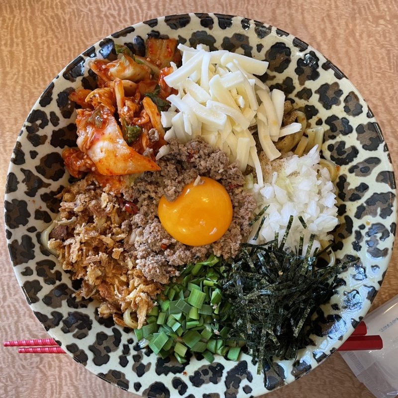 キムチーズ台湾まぜそば(壱桜)