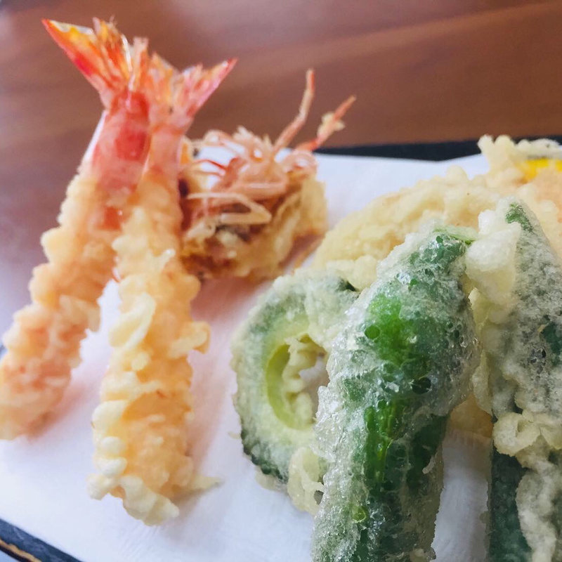 天ぷら盛合わせ(蕎麦處 しみず)