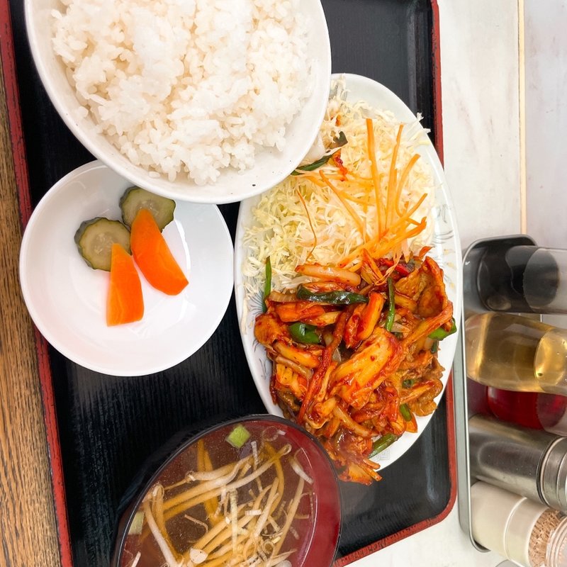 豚キムチ定食(中華料理 クサカ亭)