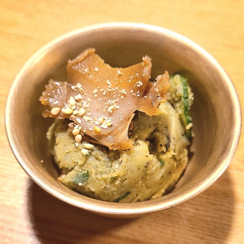 鮑の肝ポテサラ(HAN COOK （ハンコック）)